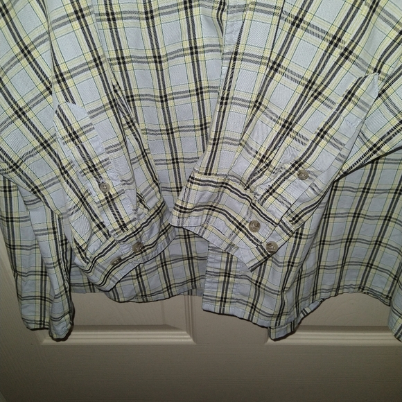 Wrangler Rugged Wear Checkered Long Sleeve Button Down Shirt Men's sz 3XT. - Picture 4 of 6